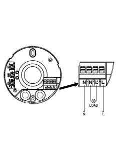 ENSA Ceiling Mount Microwave Sensor Motion Activated Switch ENSA-MS2 2