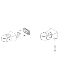 ENSA Wall Mount Microwave Sensor Motion Activated Switch - ENSA-MS6 2