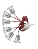 ENSA 6 Round 3W LED Dimmable Cabinet Lights (3000K) - LDL-BA3-FW1