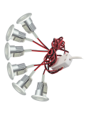 ENSA 6 Round 3W LED Dimmable Cabinet Lights (6000K) - LDL-BA3-FC1