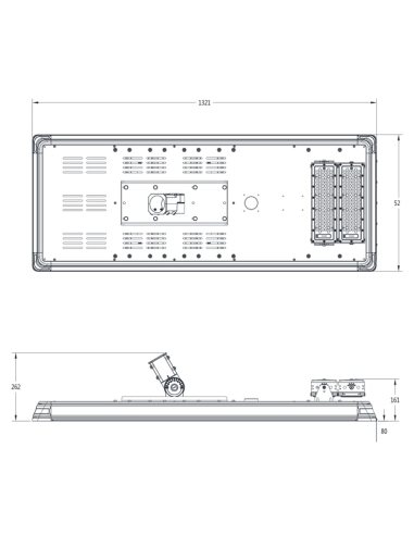 Ensa 50W Microwave Sensor Solar LED Street Light SSL-B50MC