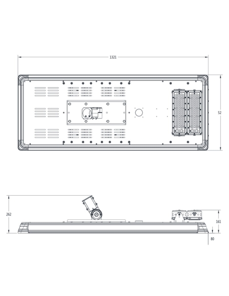 Ensa 50W Microwave Sensor Solar LED Street Light SSL-B50MC