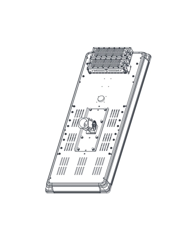 Ensa 50W Microwave Sensor Solar LED Street Light SSL-B50MC