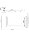 VIP Vision IP Residential Intercom Monitor with Handset White