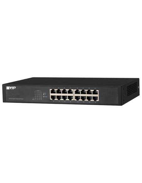 VIP Vision 16 Port Unmanaged Gigabit Ethernet Switch - VSETH-SW16G
