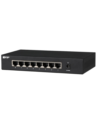 VIP Vision 8 Port Unmanaged Gigabit Ethernet Switch - VSETH-SW8G