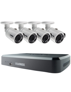 Lorex LNR110 3MP 8Ch NVR 4x3MP HD IP Cameras 2TB Full HD CCTV Security Kit