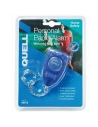 Quell 3 Pack Personal Siren Alarm + Light Blue/Orange/Red Combination