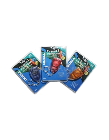 Quell 3 Pack Personal Siren Alarm + Light Quell-86975-3PK
