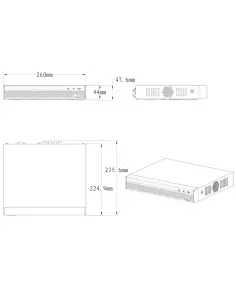 Watchguard CVR8COM3 Compact Series 8 Channel 8.0MP HDCVI CVR8COM3 2