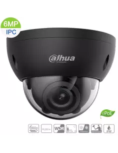 Dahua 6MP IP Vandal Dome Black Motorized 2.7~13.5mm - DH-IPC-HDBW5631RP-ZE-27135-BLK 2