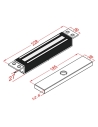 VIP Vision Aluminium Mortise Mount Magnetic Lock - MAGLOC100M