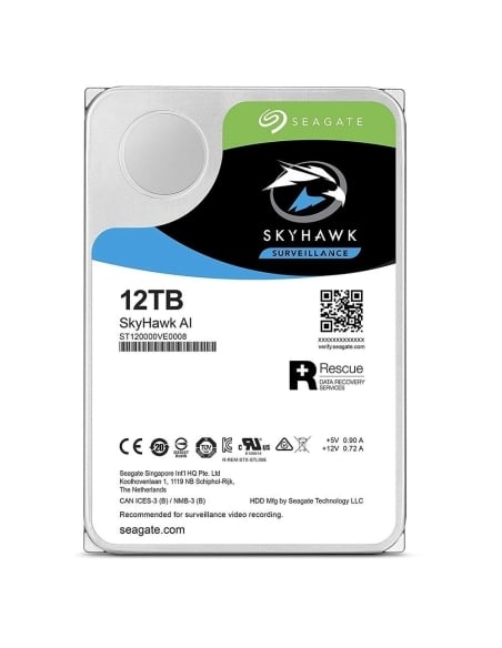 Seagate 12TB SkyHawk AI Surveillance Hard Disk HD12TBSA