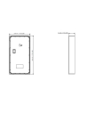 Dahua Flush Mount Bracket For VTO6221E-P/VTO3221E-P Villa series Door stations