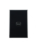 Connected Switchgear Basix S Series Light Switch Black 1 Gang - CS-BS-LS161VB