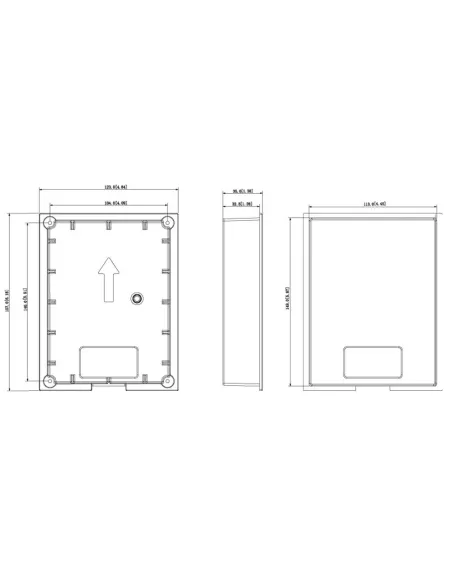 VIP Vision Flush Mount Box for INTIPRDSG - INTIPRDSGFB
