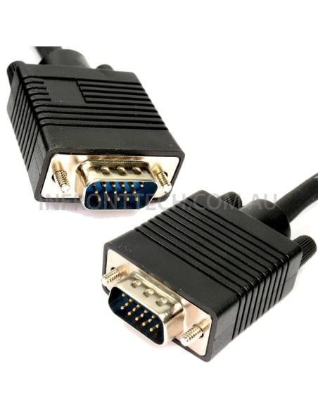 VGA 15Pin HD Male to Male Cable SVGA HQ - 5 Metre VGA 15Pin HD Male to Male Cable SVGA HQ - 5 Metre