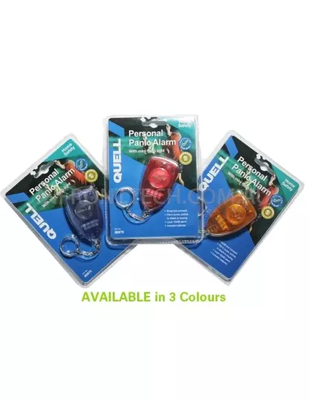 Quell Personal Panic Alarm Siren Available in 3 Colours Quell Personal Panic Alarm Siren Available in 3 Colours