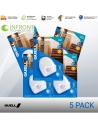 Nightlight Quell Hallway Stair Night Light LED Motion Activated 5-PACK Battery