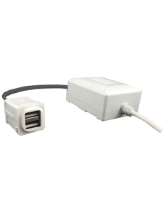 Connected Switchgear Dual USB Charger Fast Charge White - CS-MUSB31R 2