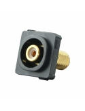 Connected Switchgear RCA Black Mechanism Recessed White ID - CS-MRCARWB