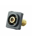 Connected Switchgear RCA Black Mechanism Recessed Black ID - CS-MRCARBB