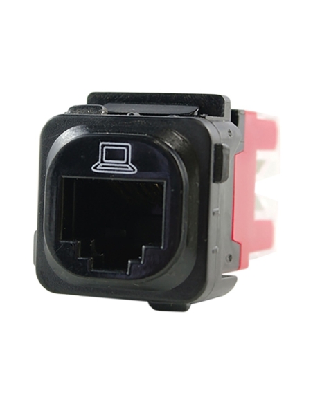 Connected Switchgear RJ45 CAT5E Black Data Jack - CS-CAT5EB