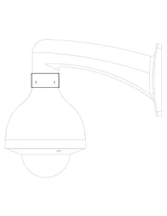 Ceiling/Wall Mount Adapter for PTZ Cameras - VSBKTA110VSBKTA110 2
