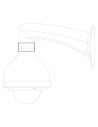 Ceiling/Wall Mount Adapter for PTZ Cameras - VSBKTA110