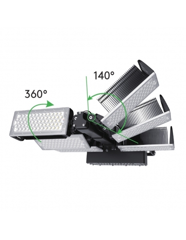 Ensa 720W Adjustable LED Flood Light (6500K) - LFL-F720-C