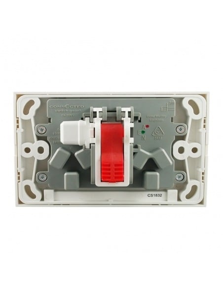 Connected Switchgear Basix S Series Quick Fit Double PowerPoint back view