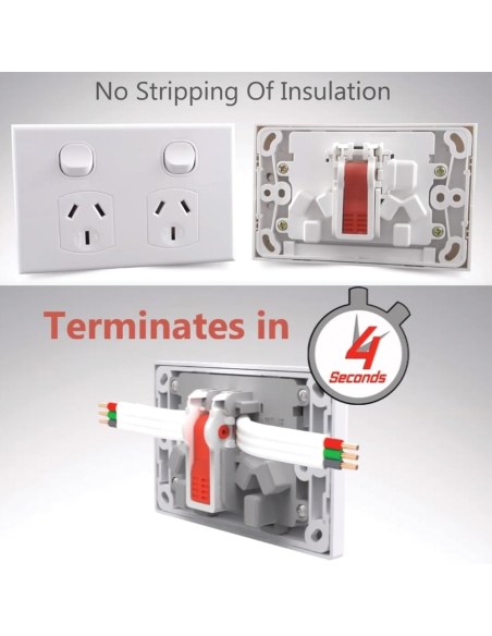 Connected Switchgear Basix S Series Quick Fit Double PowerPoint - CS-BS-POD10QF