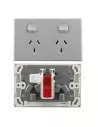 Connected Switchgear Basix S Series Quick Fit Double PowerPoint - CS-BS-POD10QF