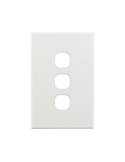 Connected Switchgear Basix S Series Grid Plate White 3 Gang - CS-BS-PB3