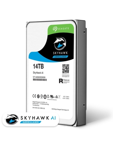 Seagate 14TB SkyHawk AI Surveillance Hard Disk 3.5in SATA ST14000VE0008