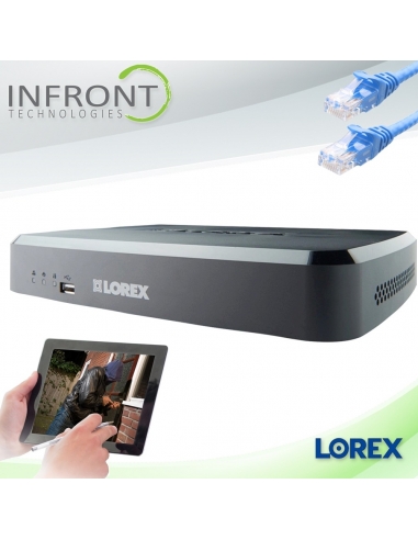 Lorex 4MP 2TB HD Recorder 8x PoE Camera Ports & LNR1182