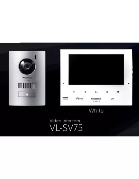 Panasonic VL-SV75AZ-W Video Intercom System White Monitor Panasonic VL-SV75AZ-W Video Intercom System White Monitor
