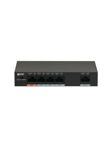 VIP Vision 4-port Unmanaged Fast Hi-PoE Ethernet Switch - VSPOE-SWA4