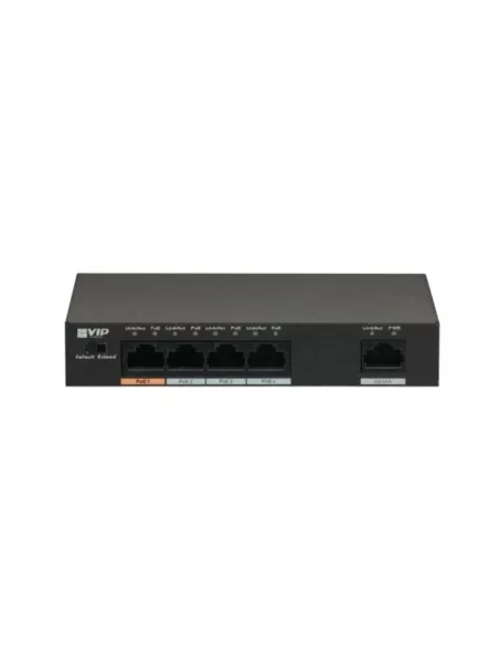 VIP Vision 4-port Unmanaged Fast Hi-PoE Ethernet Switch - VSPOE-SWA4 VIP Vision 4-port Unmanaged Fast Hi-PoE Ethernet Switch - VSPOE-SWA4