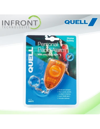 Personal Alarm Quell with Mini Flash Light SUPER Quell-86975