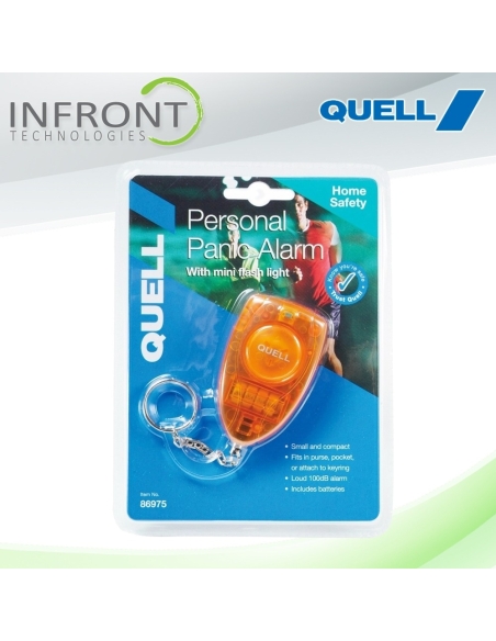 Personal Alarm Quell with Mini Flash Light SUPER Quell-86975