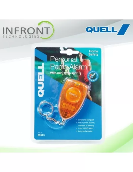 Personal Alarm Quell with Mini Flash Light SUPER Quell-86975 Personal Alarm Quell with Mini Flash Light SUPER Quell-86975