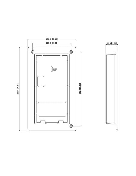 VIP Vision Flush Mount Box for INTIPRDSD - INTIPADSDFB VIP Vision Flush Mount Box for INTIPRDSD - INTIPADSDFB