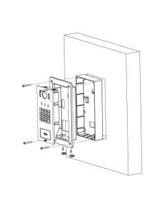VIP Vision Flush Mount Box for INTIPRDSD - INTIPADSDFB 2
