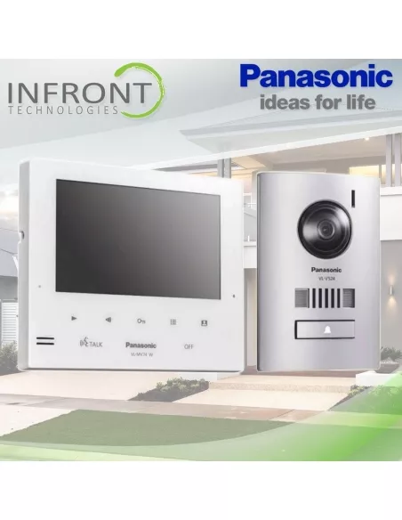 Panasonic VL-SV75AZ-W Video Intercom System White Monitor Panasonic VL-SV75AZ-W Video Intercom System White Monitor