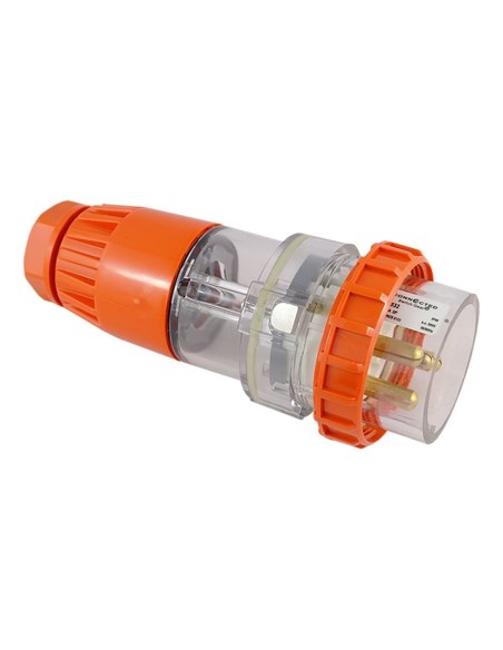 Connected Switchgear Impact Series Industrial 5-Pin Straight Plug (32A 500V)