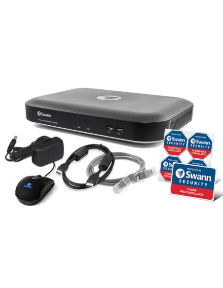 Swann 8 Channel 4K Voice Control Ultra HD DVR DVR-5580 with 1TB HDD packaging
