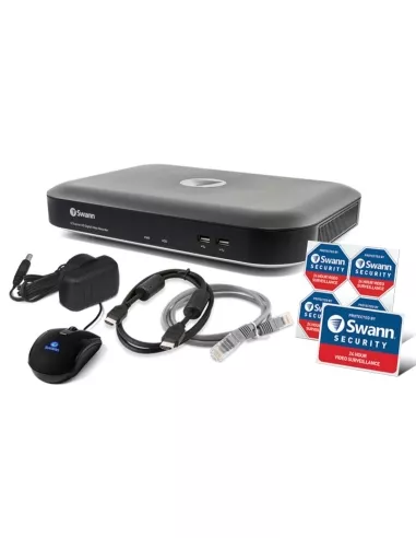 Swann 8 Channel 4K Voice Control Ultra HD DVR DVR-5580 with 1TB HDD packaging