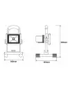 Ensa Portable Rechargeable 20W 6500K LED Flood Light