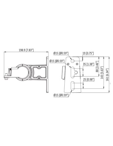 Ensa Pole Adjustable Bracket for LSL-B Street Lights